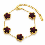 Florette Garnet Bracelet