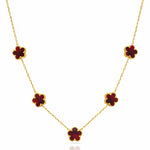 Florette Garnet Necklace