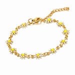 Flower Link Bracelet