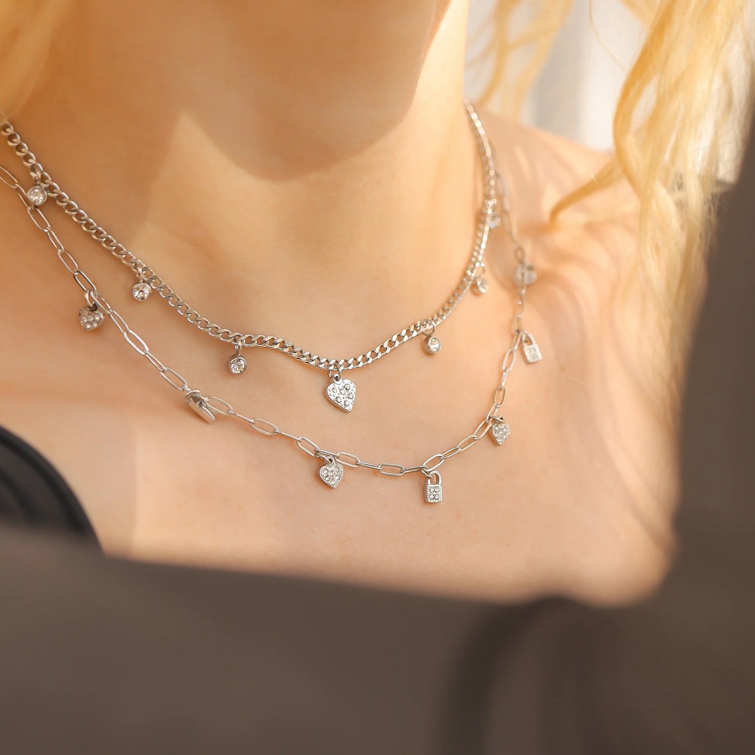 Heart & Lock Necklace