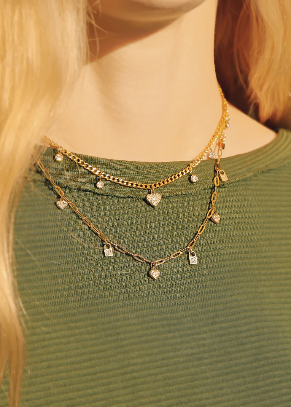 Heart & Lock Necklace