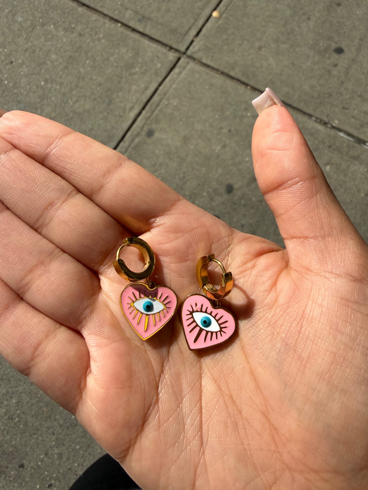Pink of Heart Earrings
