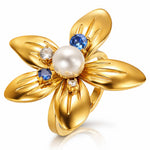 Pearl Flower Ring