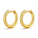 Round Hoop Earrings
