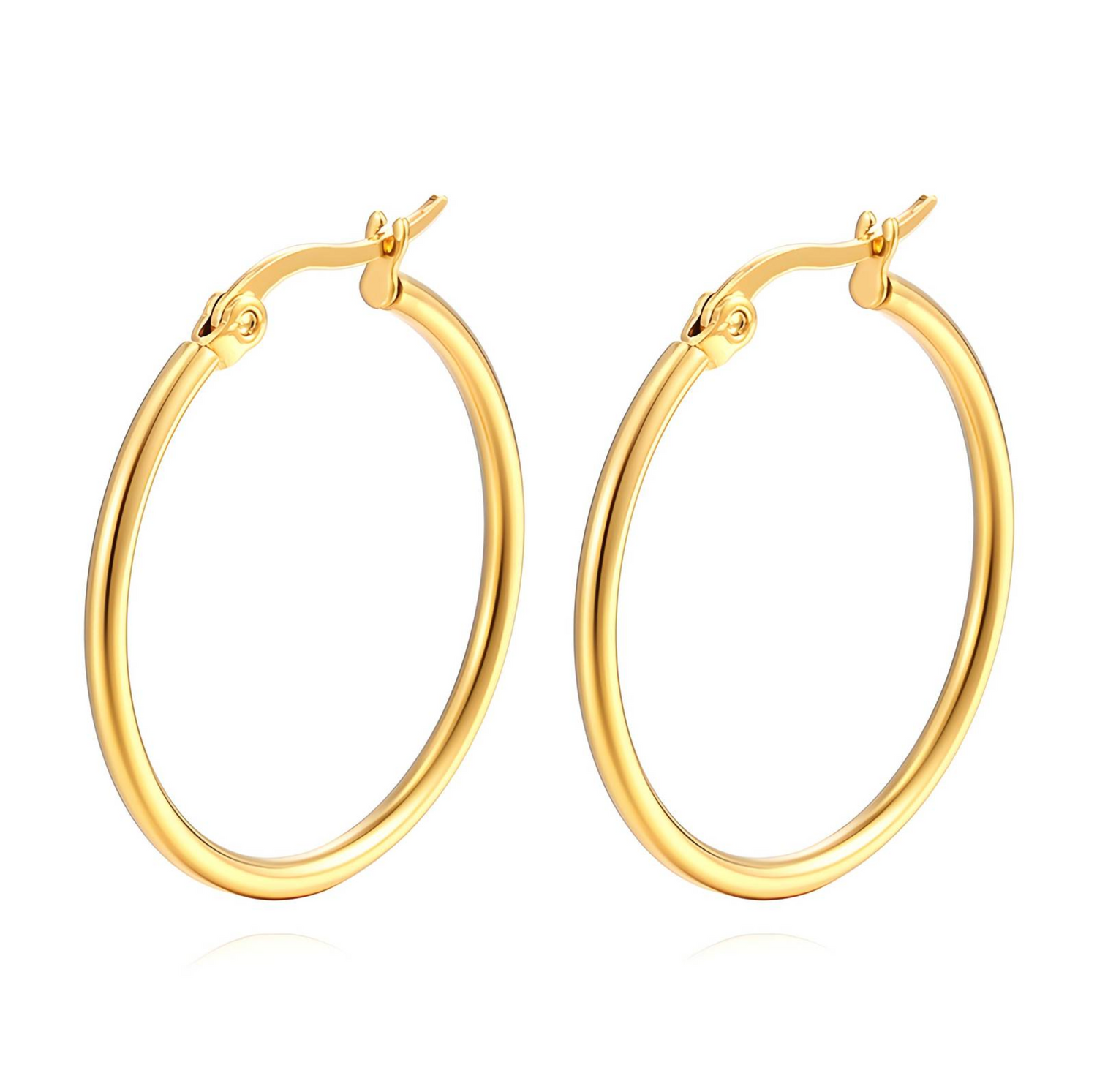 Gold Classic Hoops