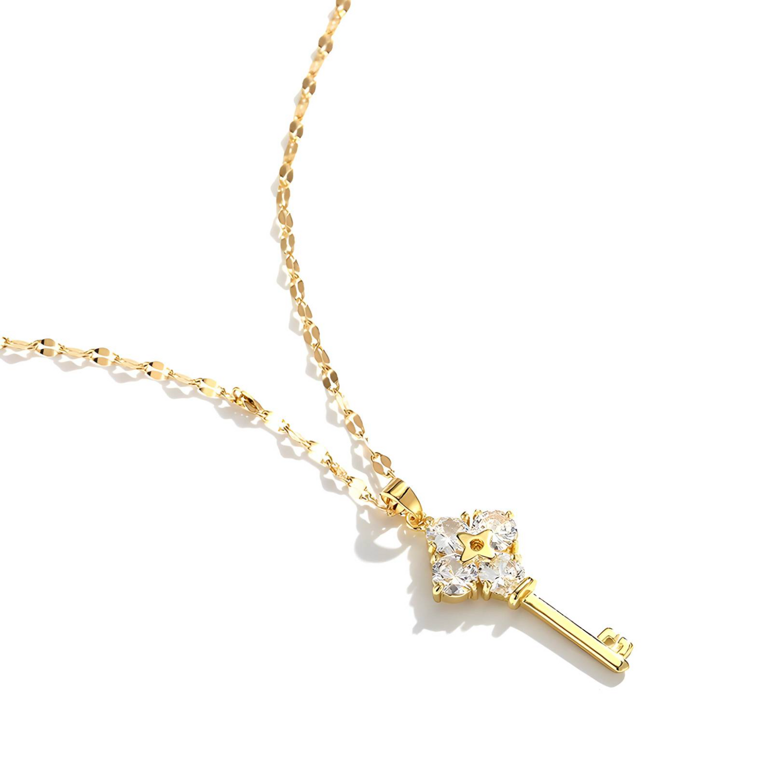 Starlit Key Necklace