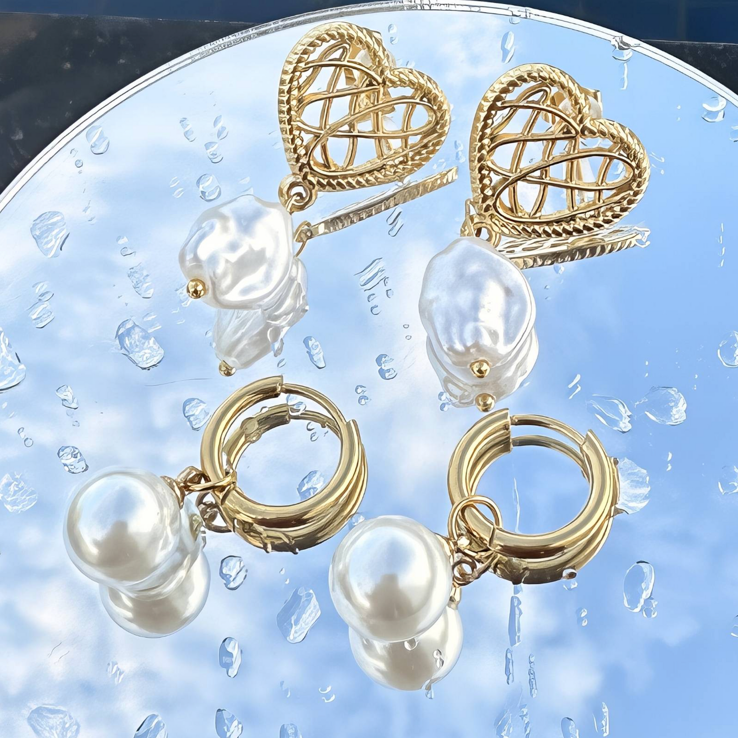 Oyster Kiss Hoops