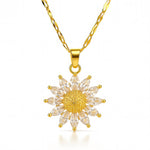 Sunflower Daisy Necklace