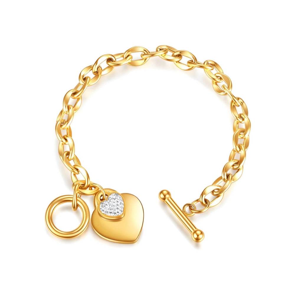 Bold Heart Bracelet