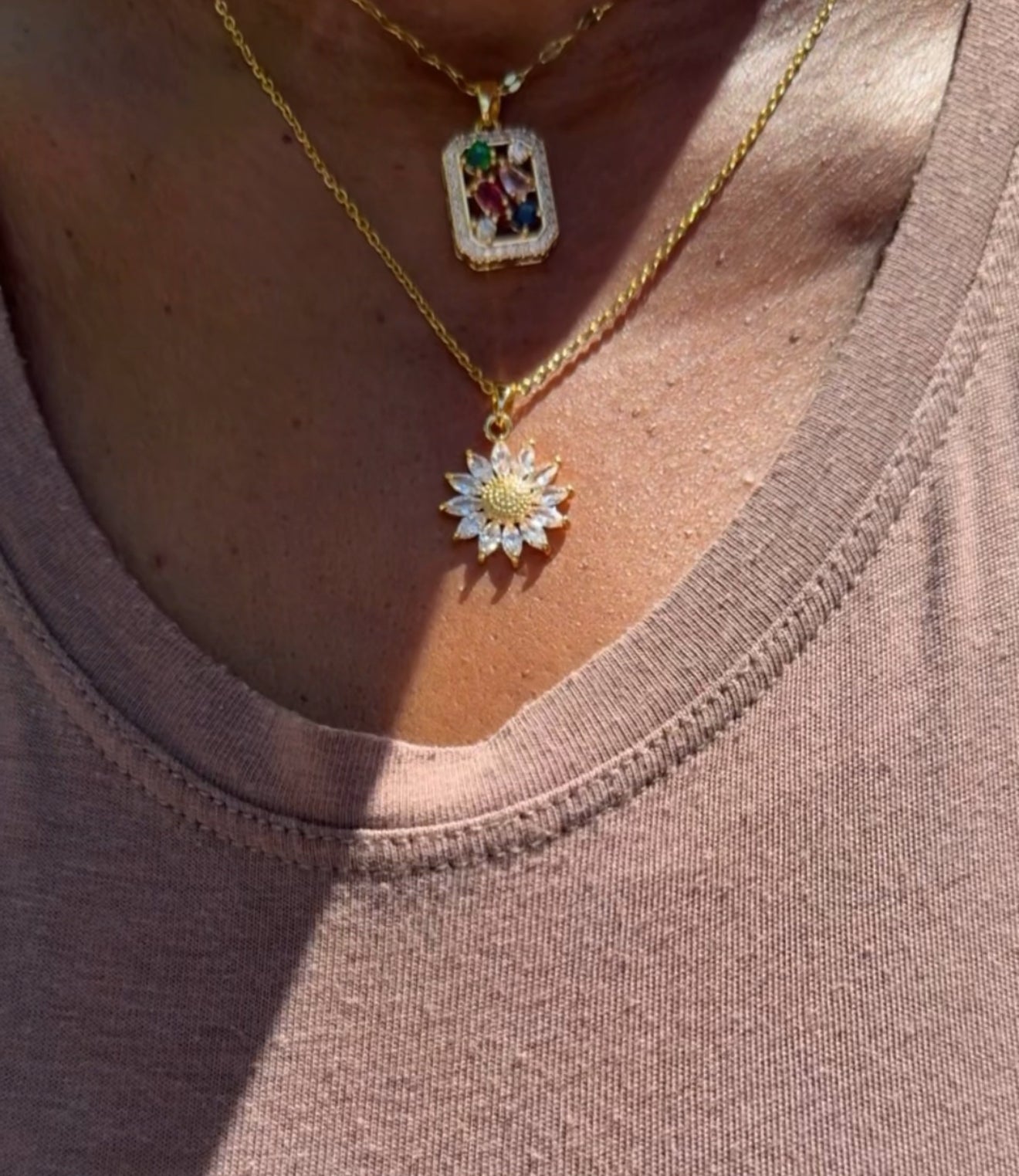 Sunflower Necklace