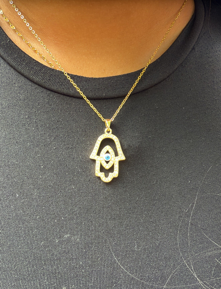 Hamza Hand Necklace