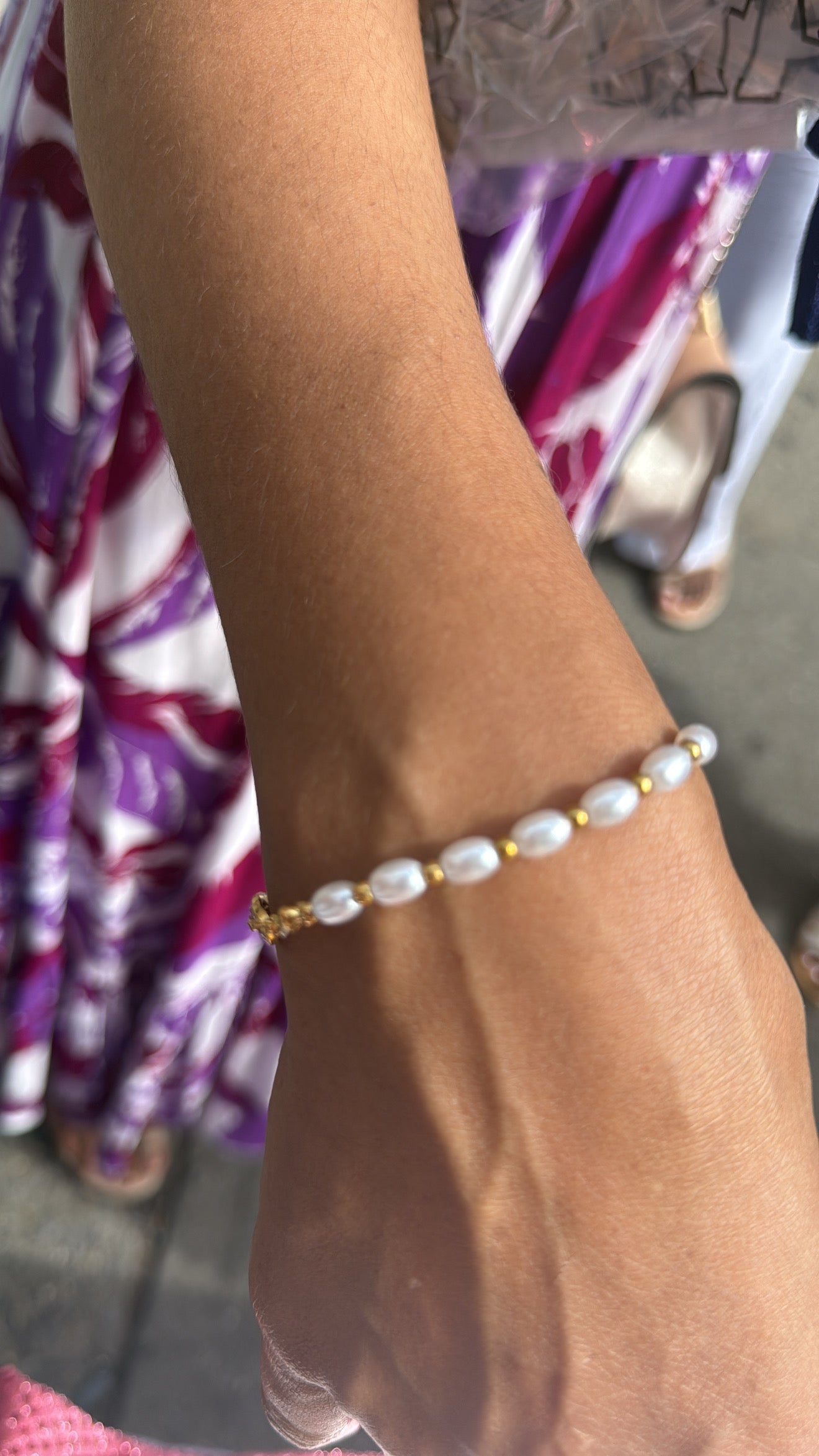 Pearl Chain Bracelet