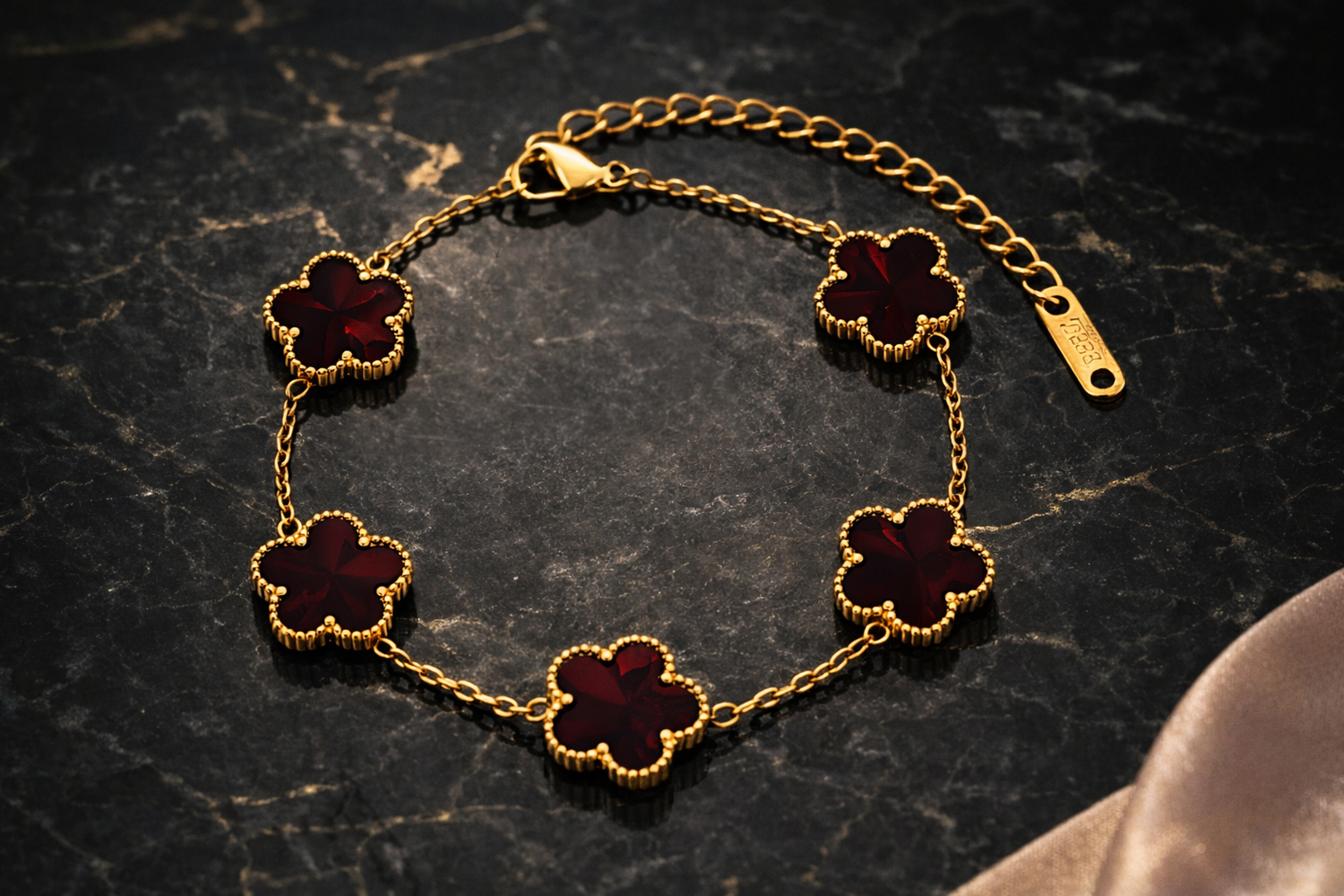 Florette Garnet Bracelet