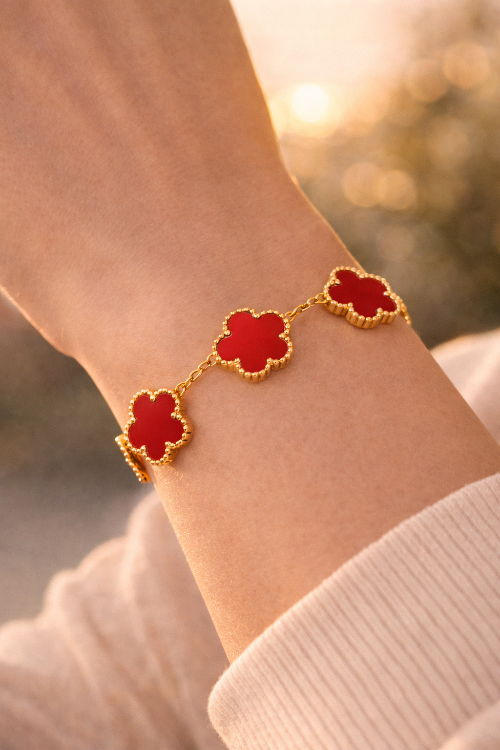 Florette Ruby Bracelet