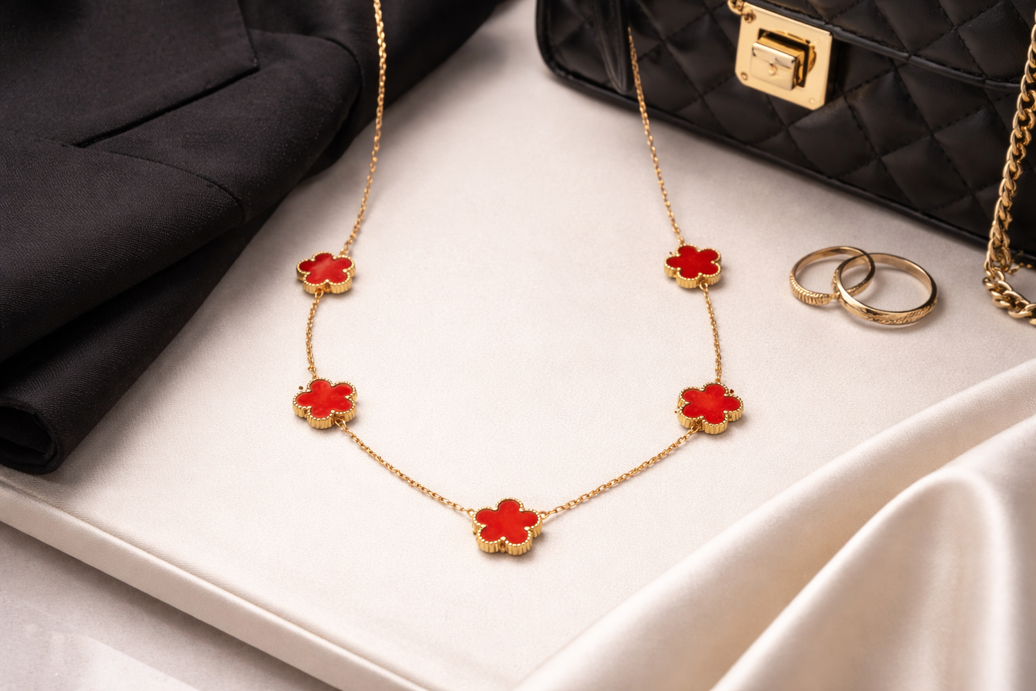 Florette Ruby Necklace