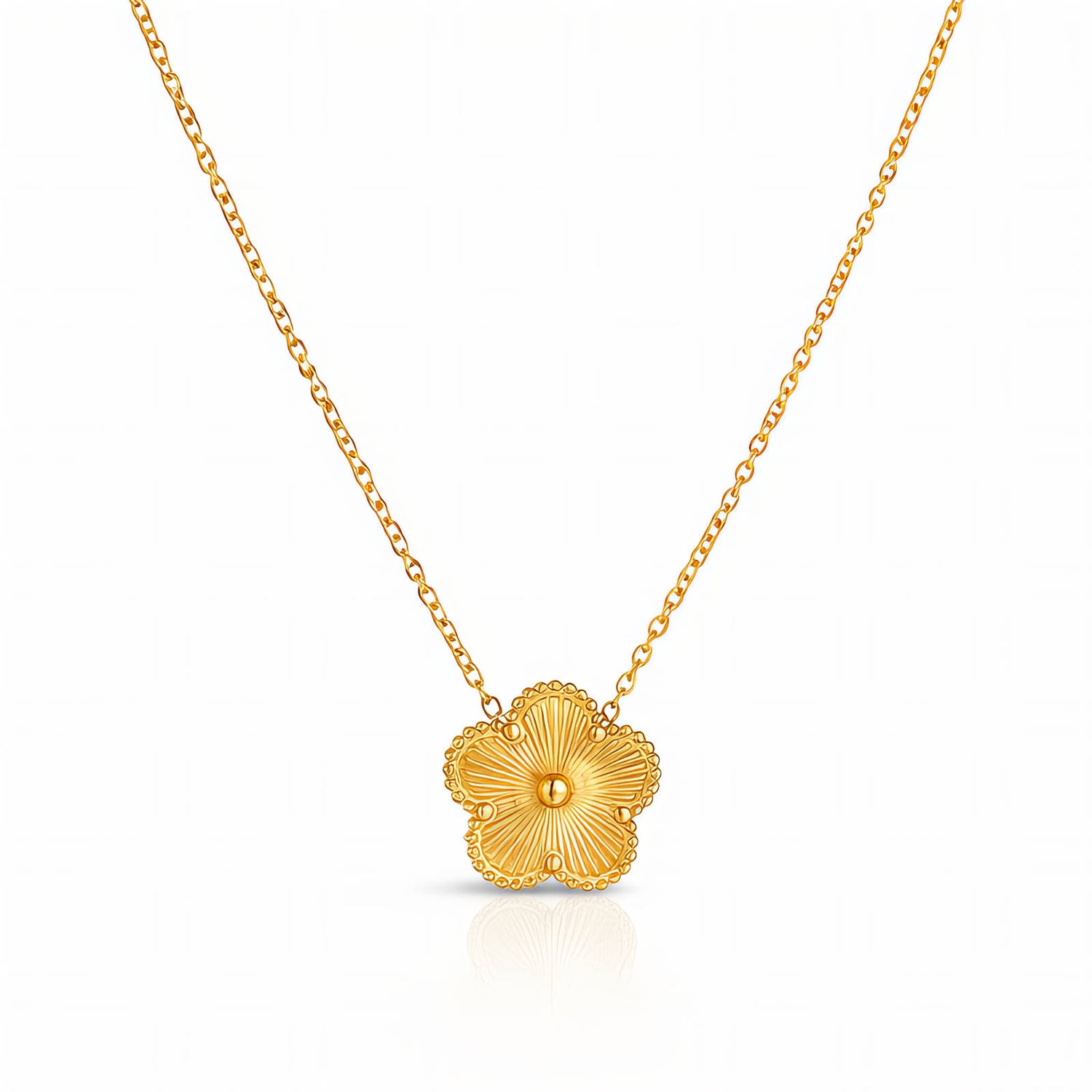 Florette Single Gold Necklace