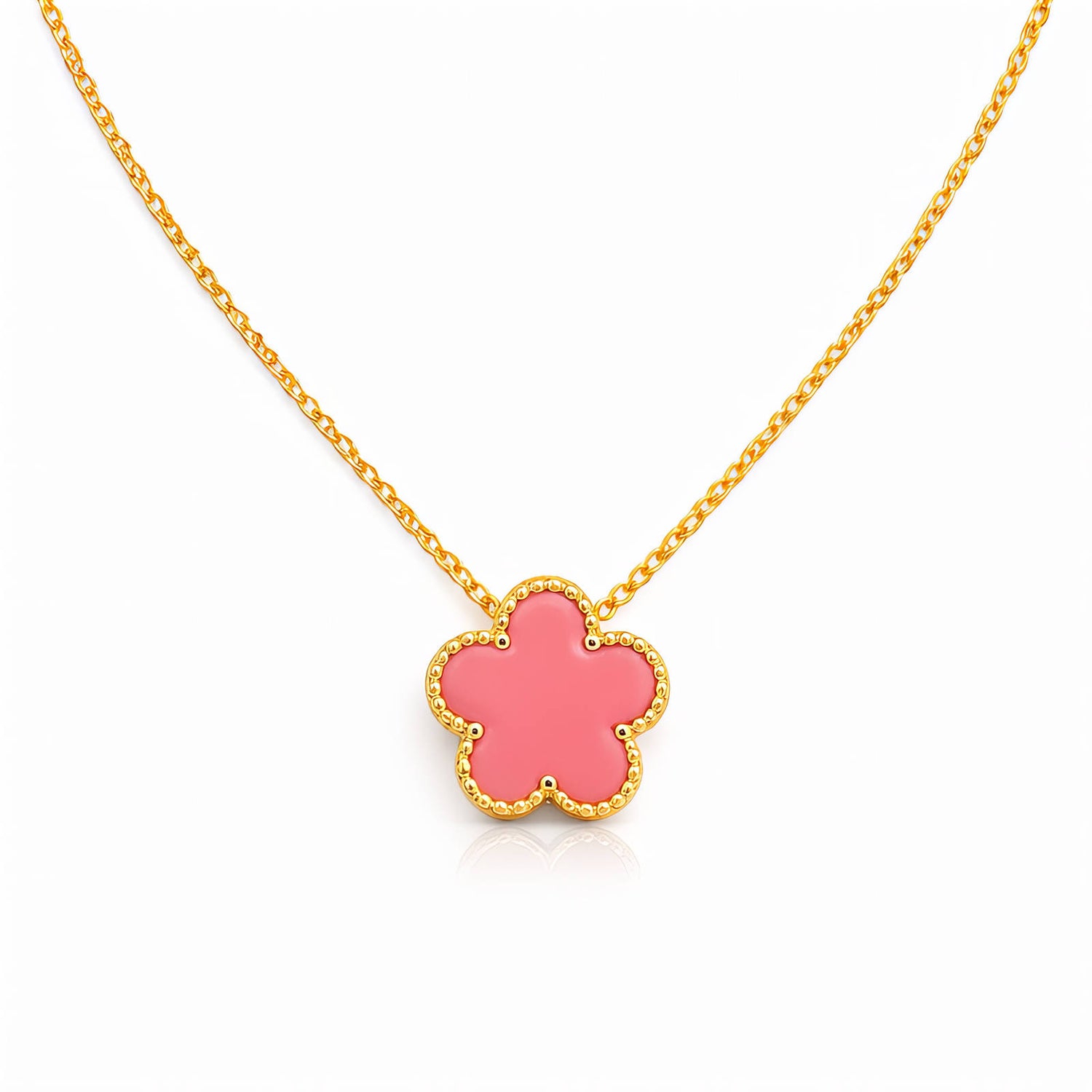 Florette Single Pink Necklace