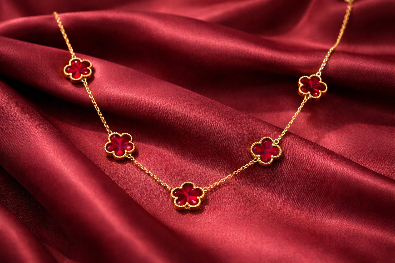 Florette Garnet Necklace