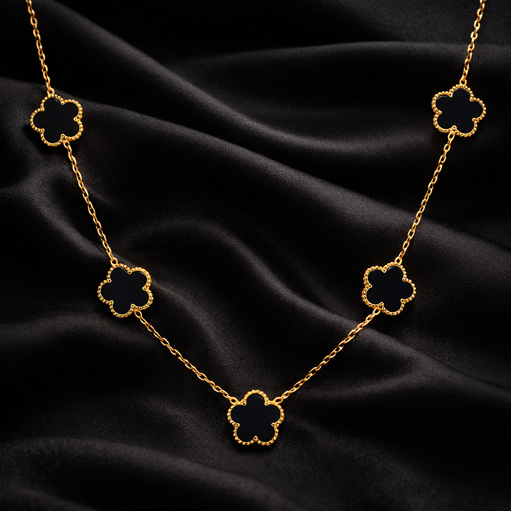 Florette Noir Necklace