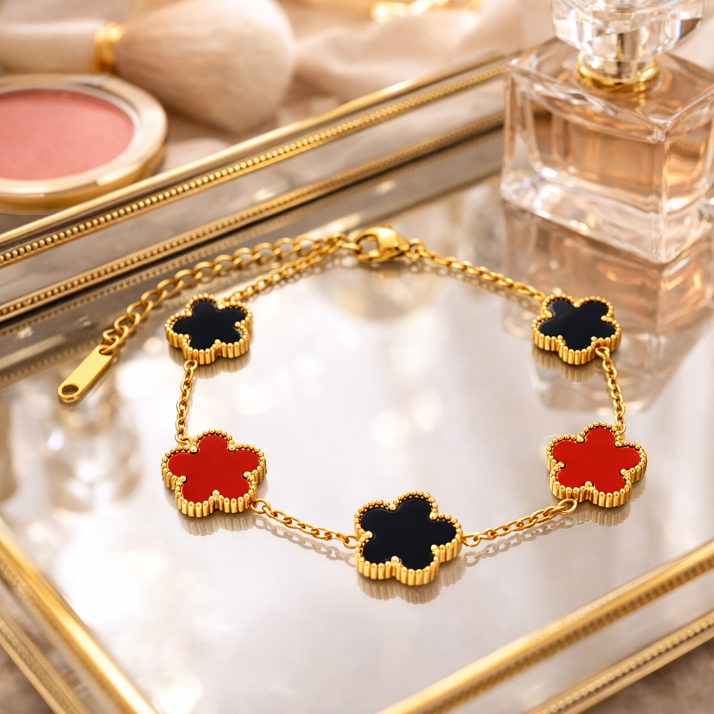 Florette Ruby Night Bracelet