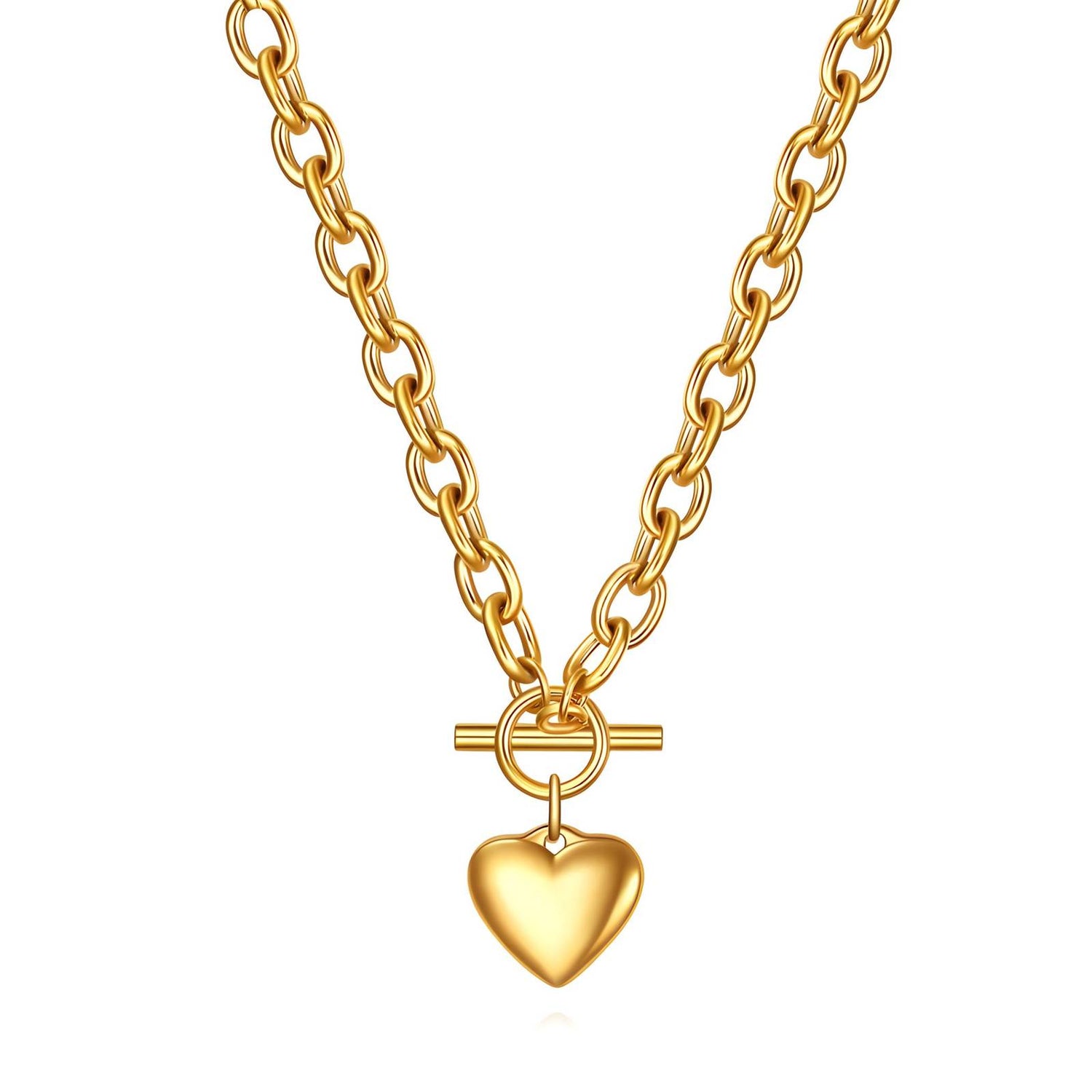 Heartlock Chain Necklace