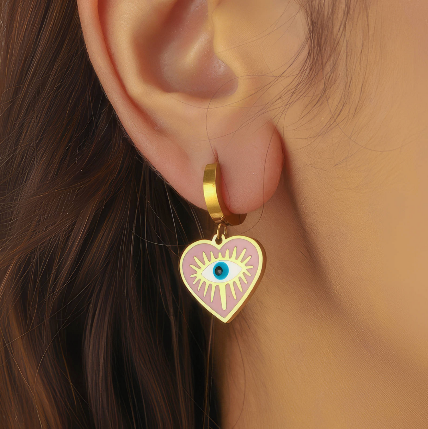 Pink of Heart Earrings