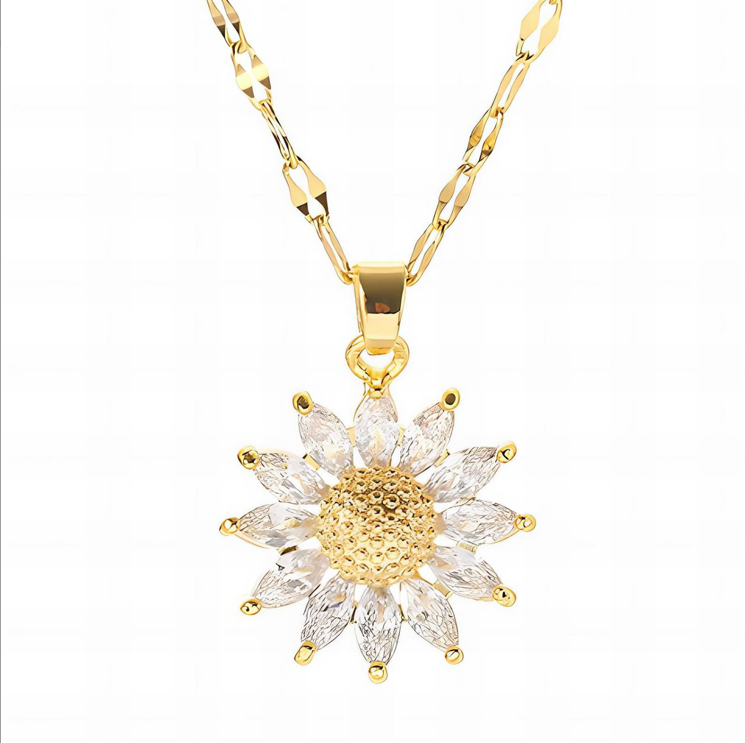 Sunflower Daisy Necklace