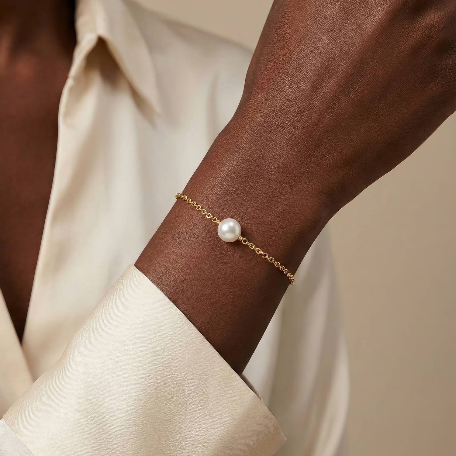 Silk Pearl Bracelet