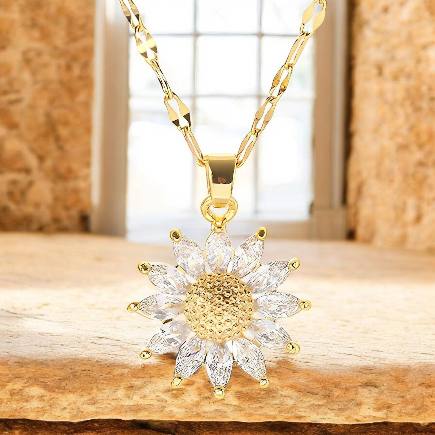 Sunflower Necklace