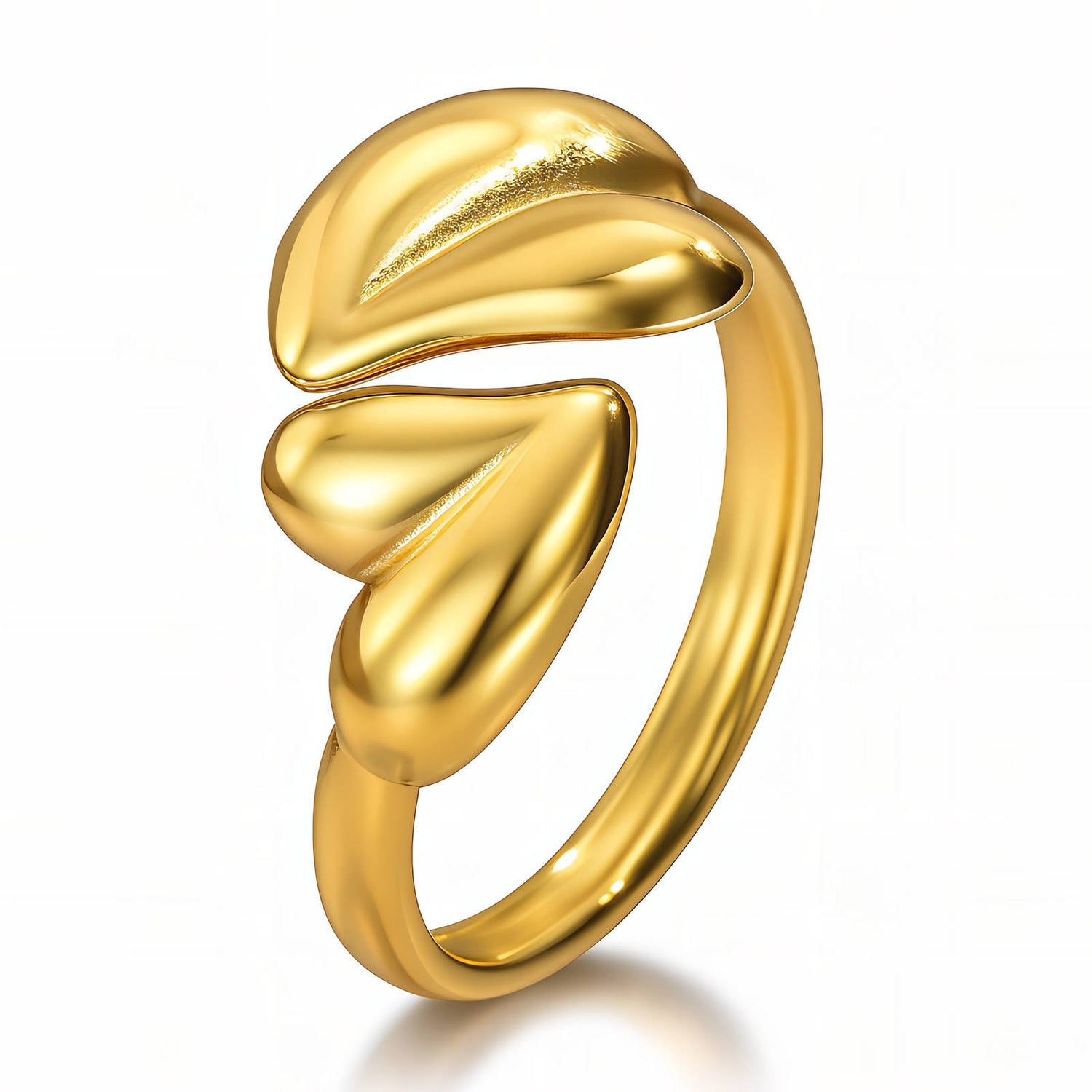 Twin Heart Ring