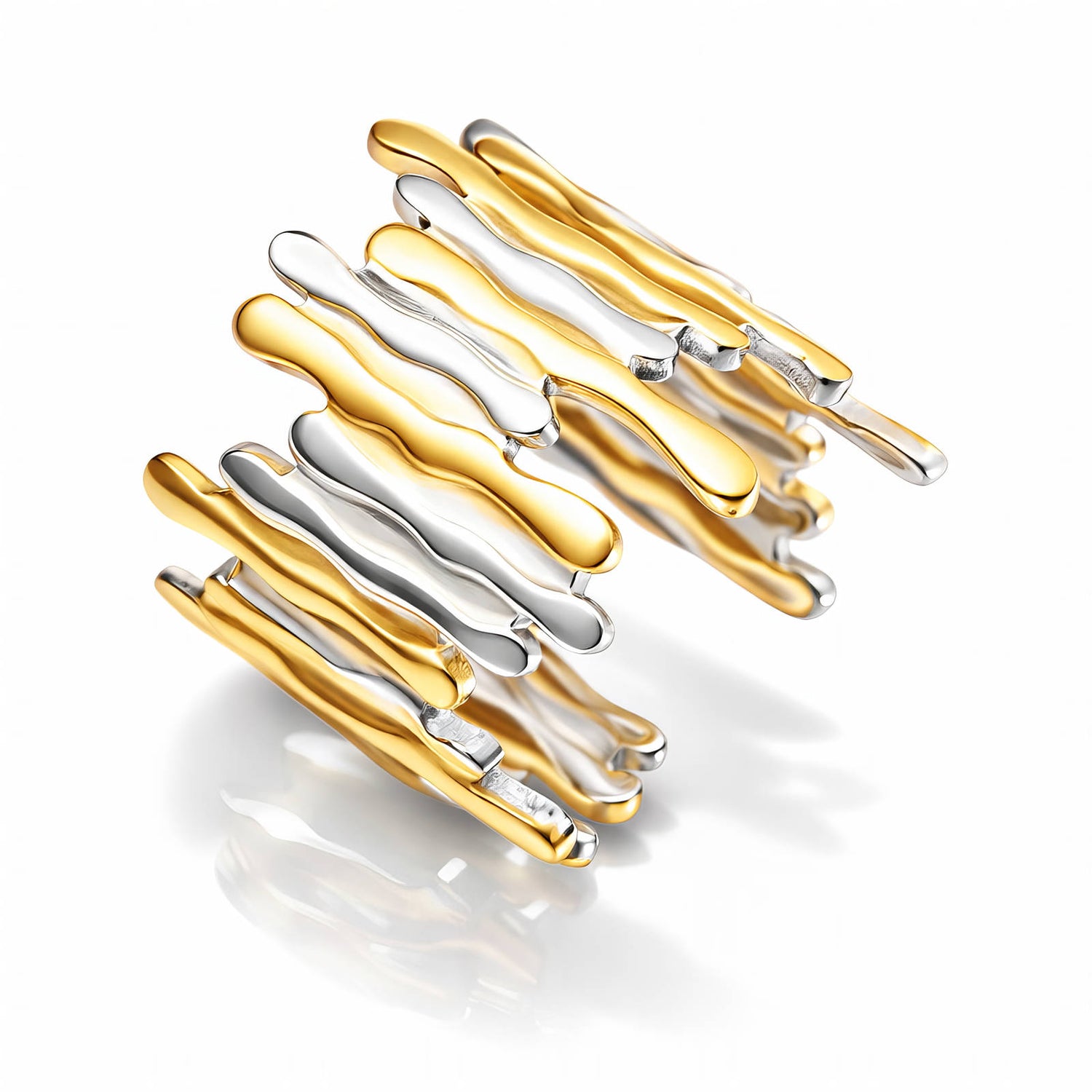 Two-Tone Ripple Ring