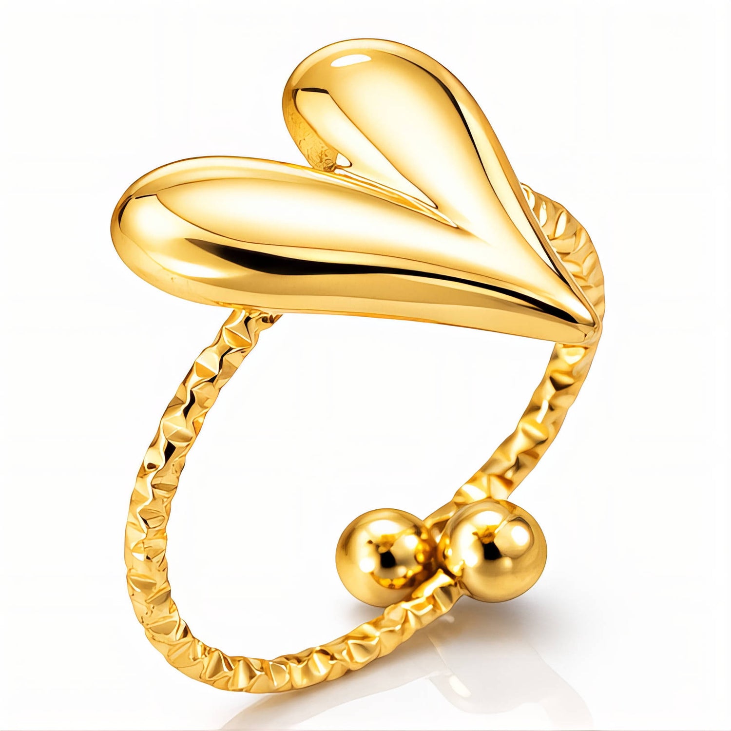 Vheart ring